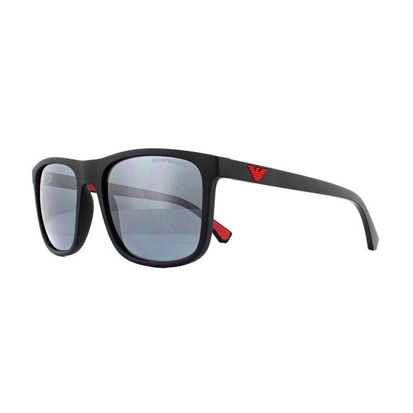 Emporio Armani 4129 black mirrored men sunglasses, imported from the UK