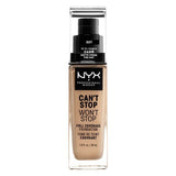 NYX Professional Makeup Cant Stop Foundation Porcelain GOODS Superdrug BUFF  