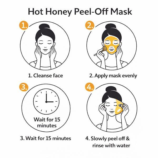 my iN.gredients Hot Honey Peel-Off Face Mask 10ml - British product