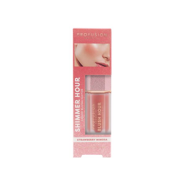 Profusion Shimmer Hour Blush Strawberry Mimosa, imported from the UK