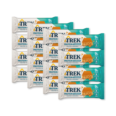 Holland & Barrett Trek Salted Caramel Protein Flapjack 16x 50g- Buy online at McGrocer
