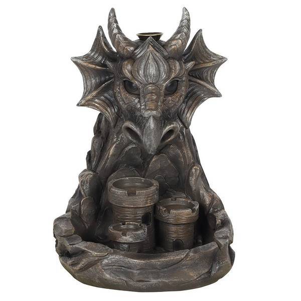 Something Different Dragon Incense Burner Castle 22cm (British brand)