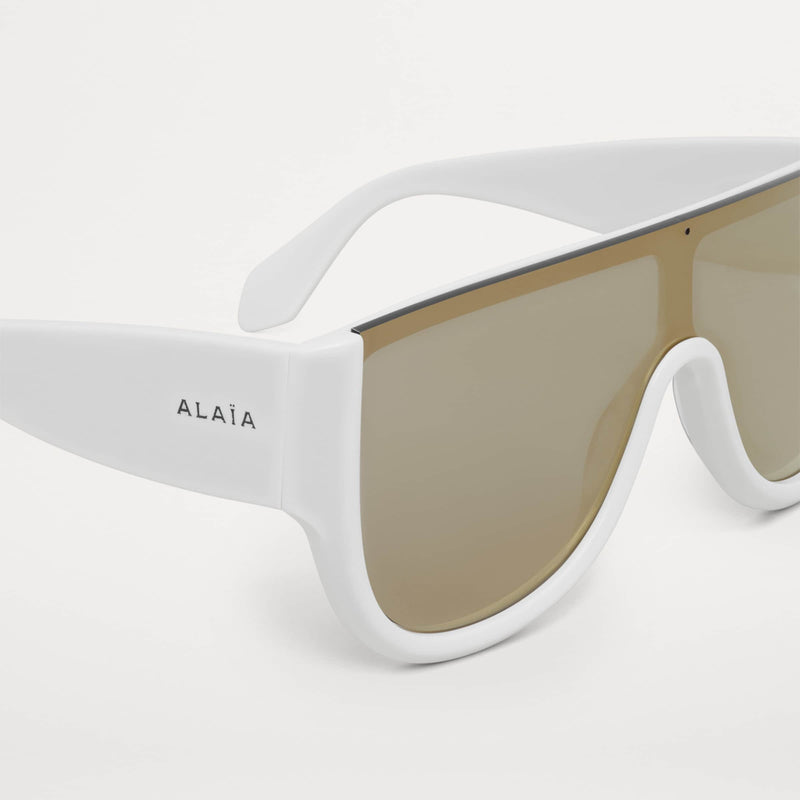 Alaïa square sunglasses with oversized frame - British product