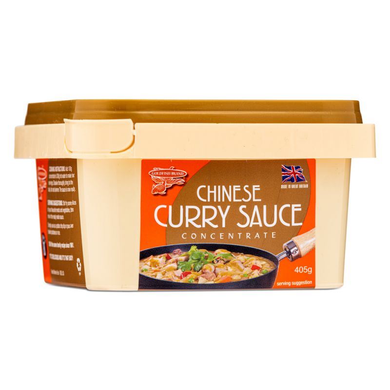 Goldfish Chinese curry sauce concentrate, imported from the UK