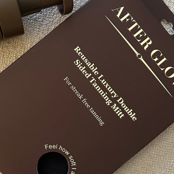 After Glow double sided luxury self tanning mitt (British brand)