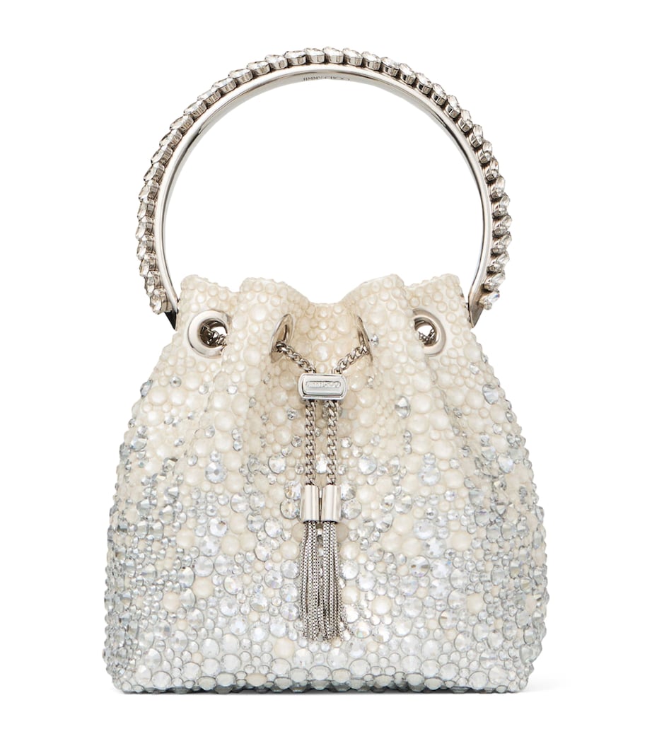 Jimmy Choo Bon Bon embellished top-handle bag, imported from the UK