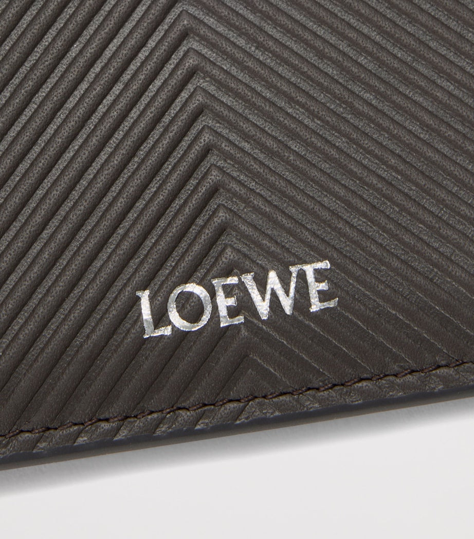 LOEWE leather chevron card holder - British product