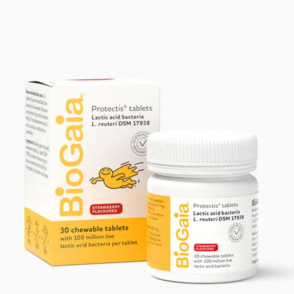 BioGaia Protectis Tablets Strawberry 30s GOODS Superdrug   