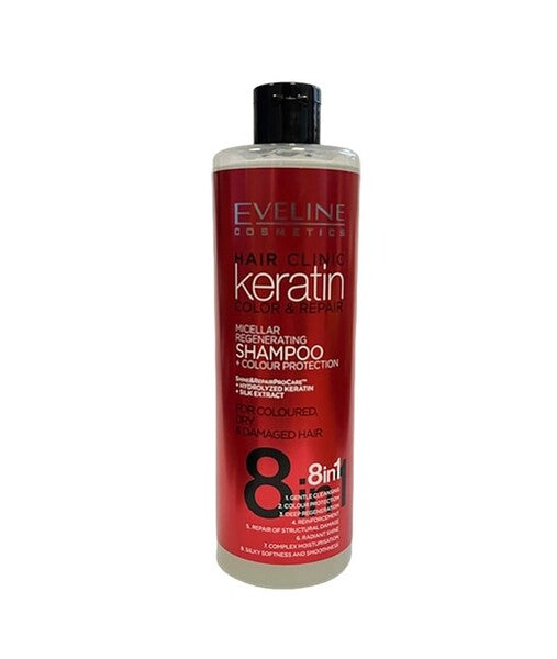 Eveline Hair Clinic Keratin Micellar Regenerating Shampoo - British product