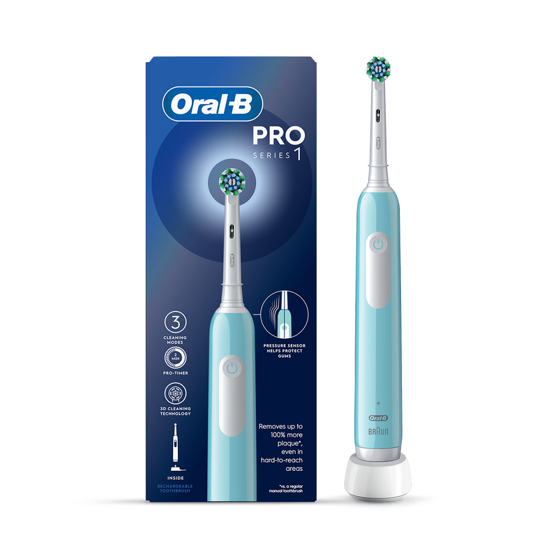 Oral-B Pro Series1 Cross Action electric toothbrush blue, UK version