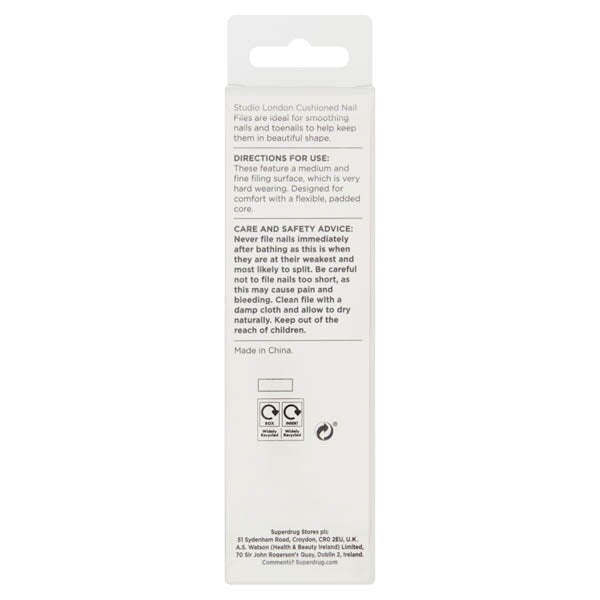 Studio London Nail File x2 GOODS Superdrug   