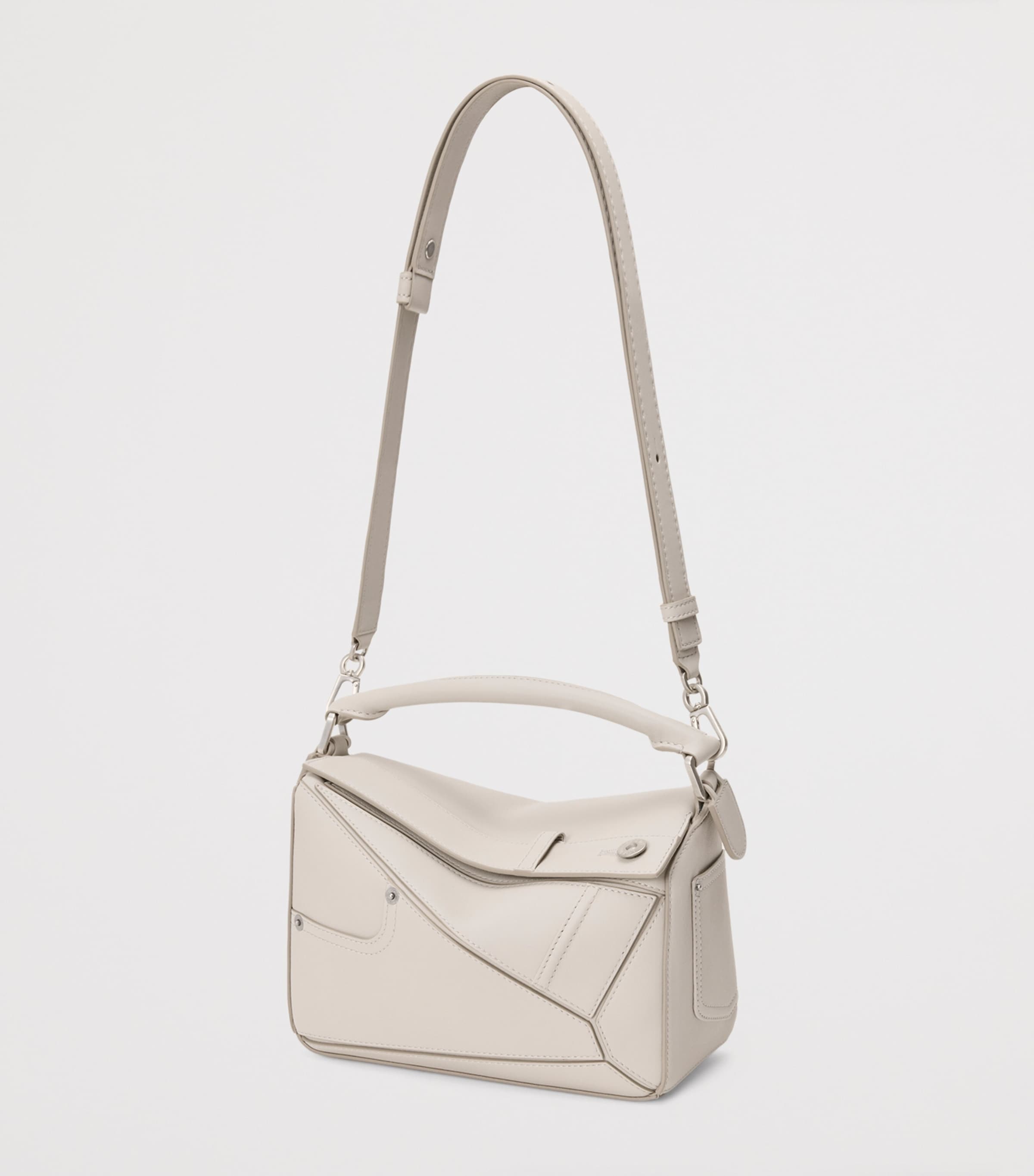 LOEWE small leather Puzzle Panta top-handle bag (British brand)