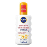 Nivea Sun Sensitve Allergy Protect Sun Cream Spf50+, 200Ml GOODS Superdrug   