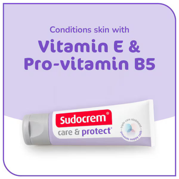 Sudocrem Nappy Cream Care and Protect 100g (British brand)