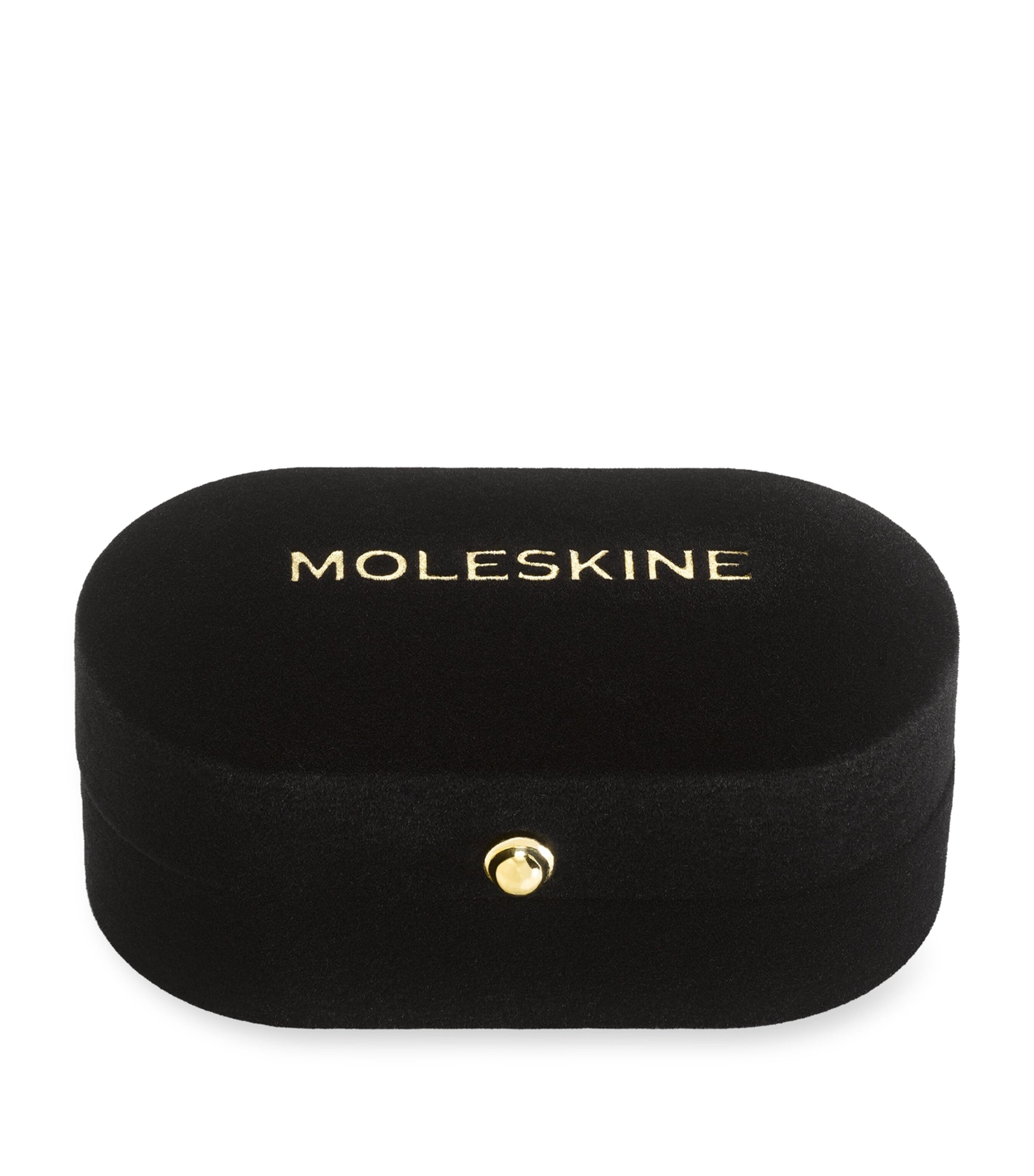 Moleskine gold-plated Q notebook charm, imported from the UK