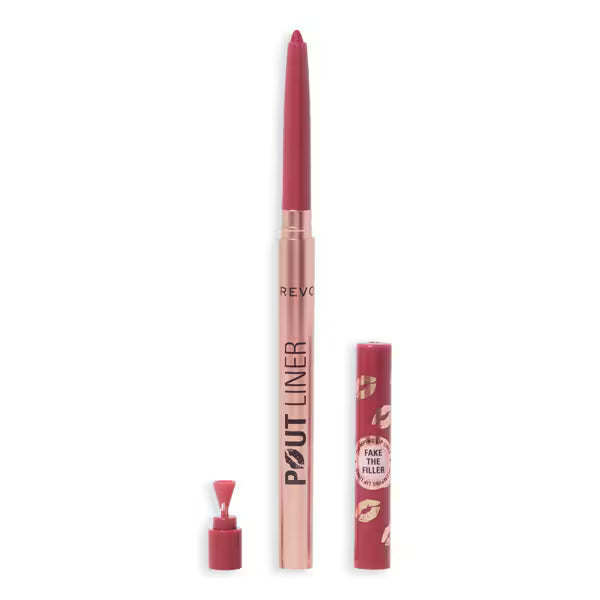 Revolution Pout Bomb Plumping Lip Liner Jelly Berry Mauve, imported from the UK