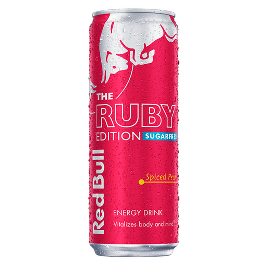 Red Bull Energy Drink Sugar Free Ruby Edition Spiced Pear 355ml