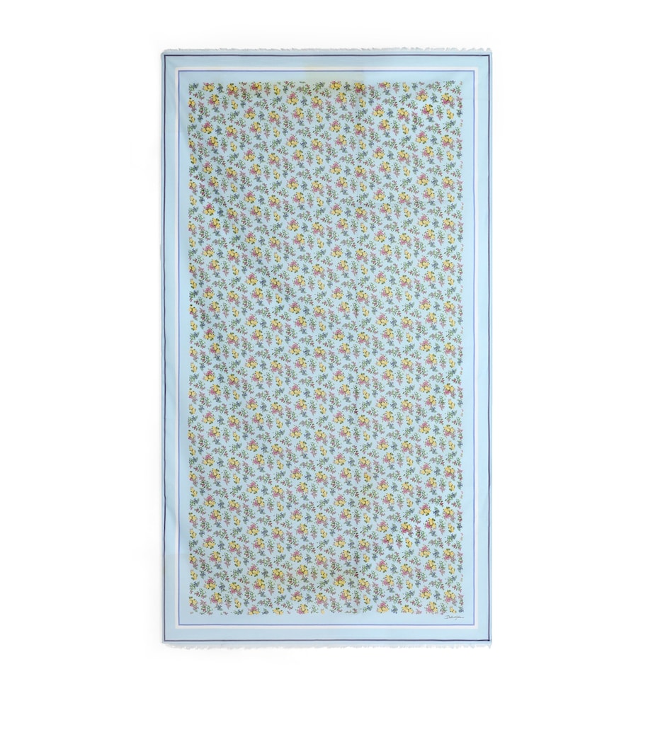 Dolce&Gabbana cotton floral pareo scarf, UK version