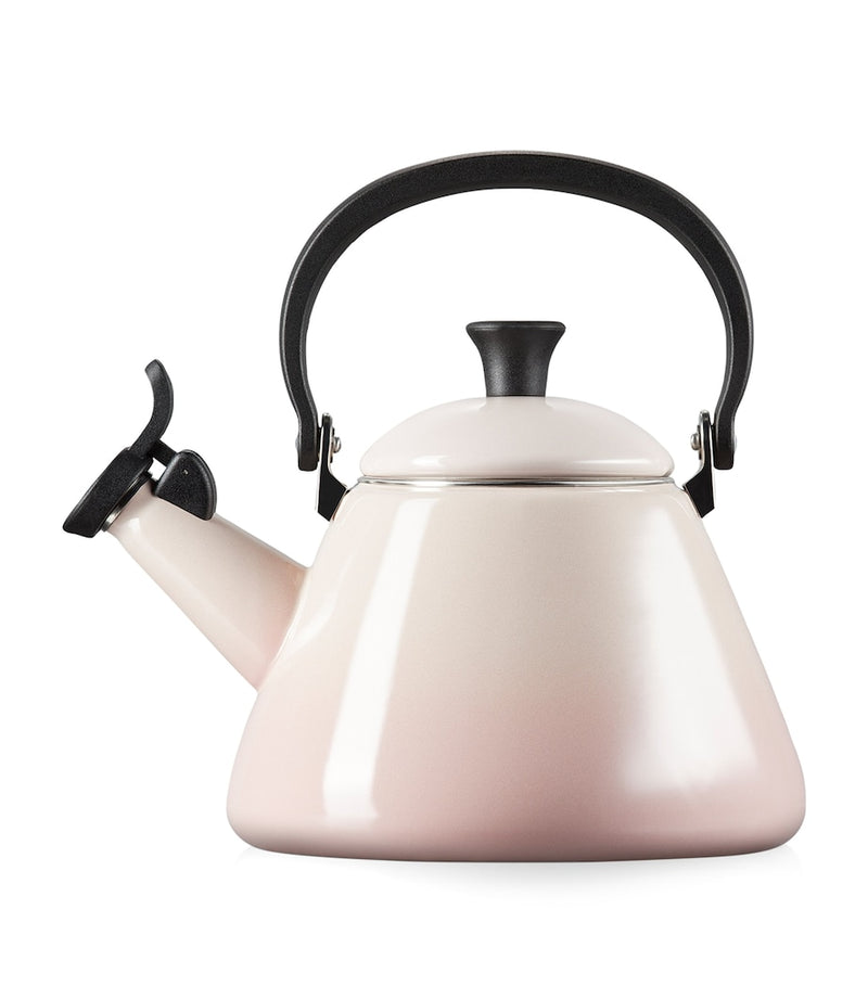 Le Creuset enamel carbon steel stovetop kettle with whistle, UK version