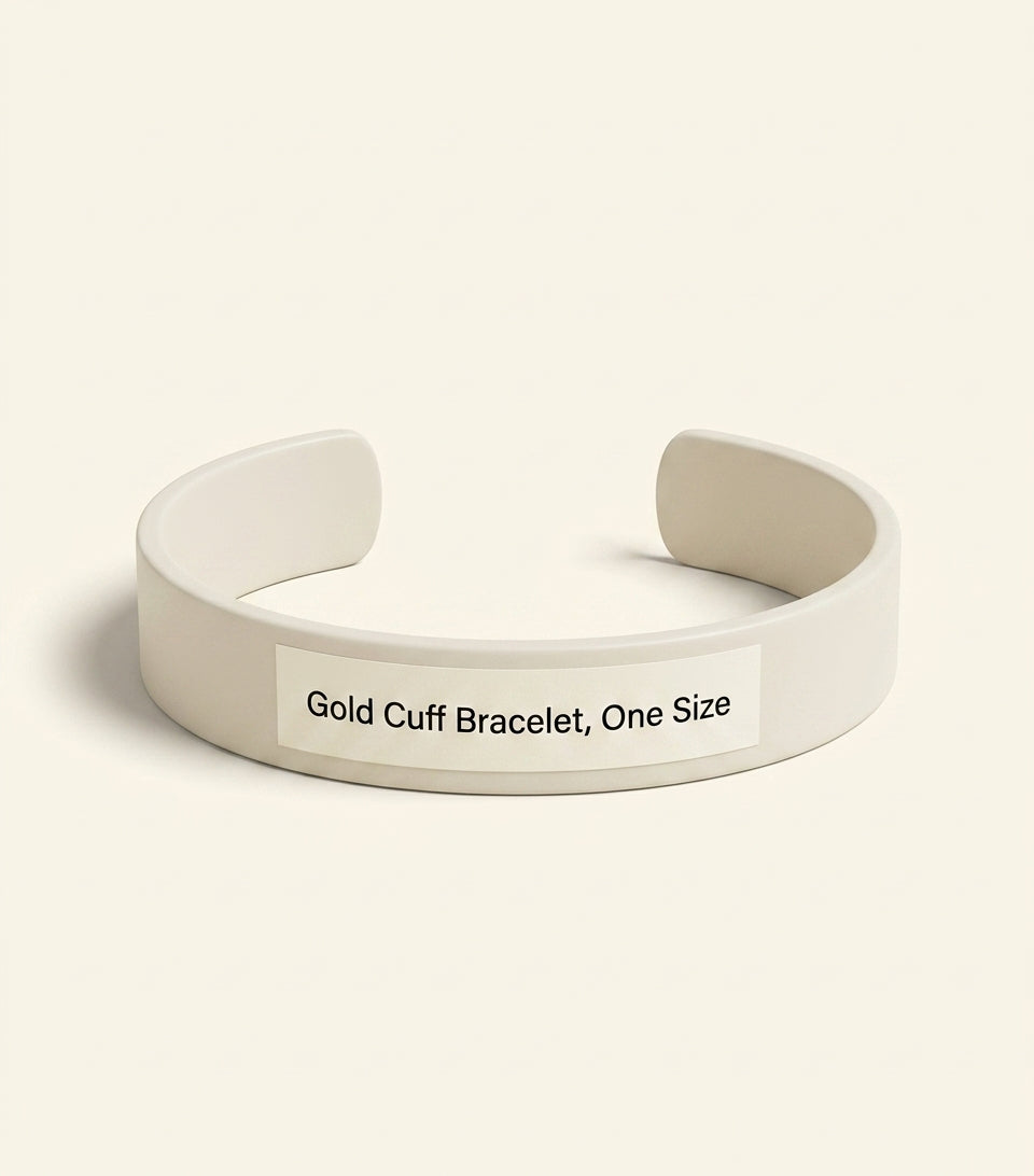 Givenchy gold-tone Tape Cuff Bracelet, imported from the UK