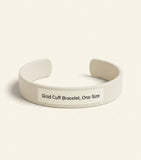 Givenchy gold-tone Tape Cuff Bracelet, imported from the UK