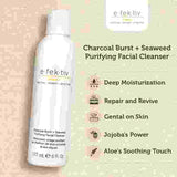 e.fek.tiv Facial Cleanser Charcoal Burst Plus Seaweed 177ml - British product