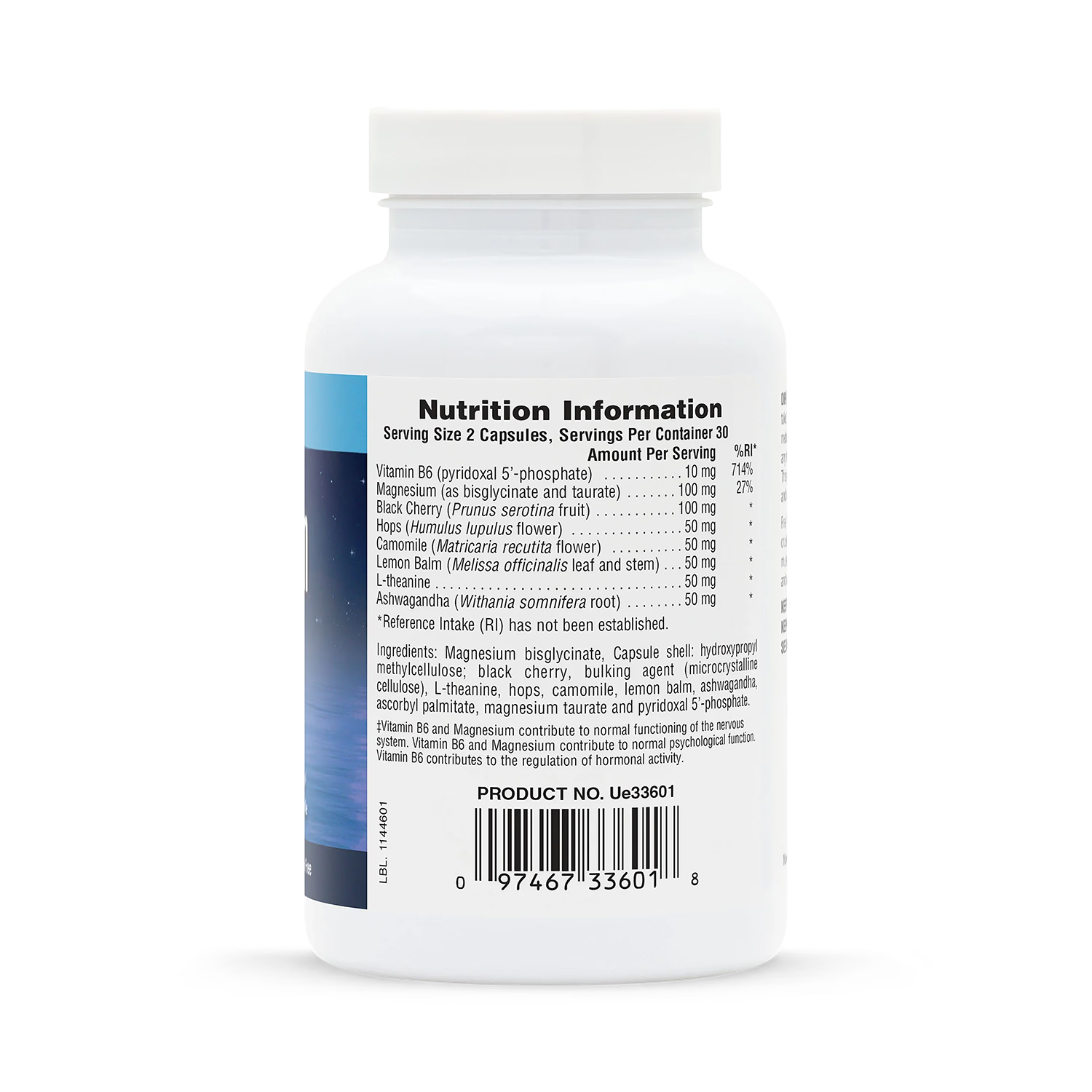 NaturesPlus Magnesium NightTime 60 capsules British brand