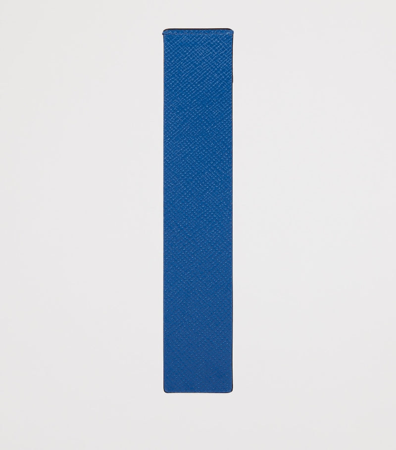 Smythson Panama leather bookmark (British brand)