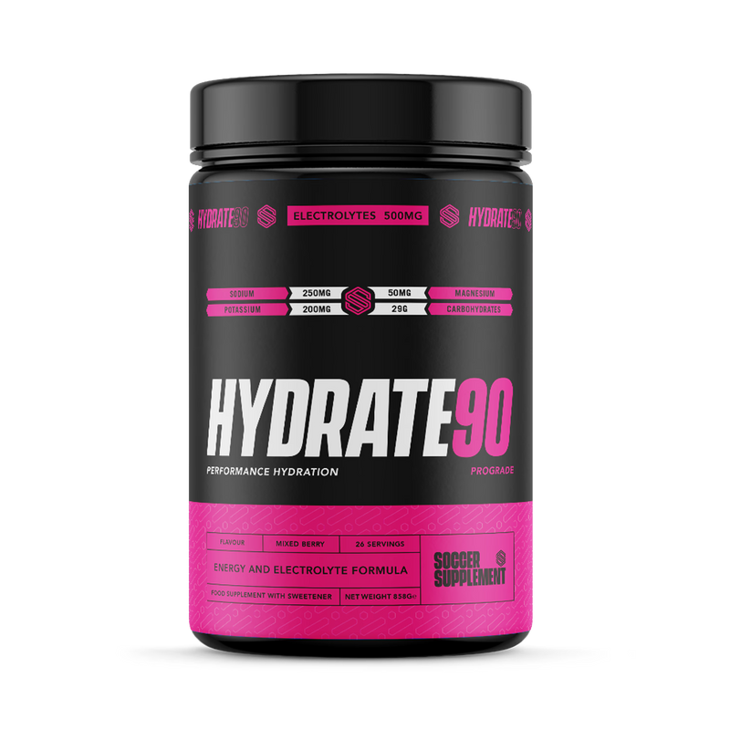 Soccer Supplement Hydration Powder Mixed Berry 26 Servings, imported from the UK
