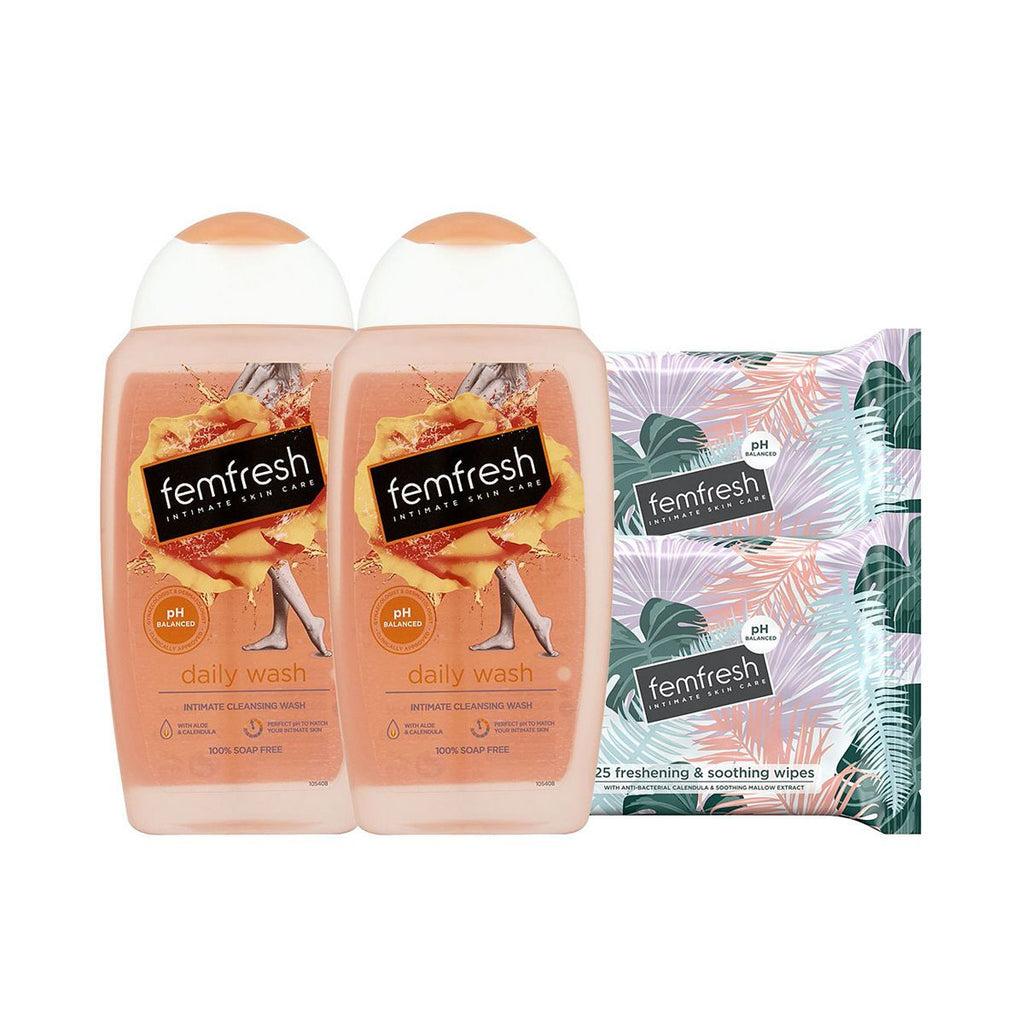 Femfresh Multipack Wipes and Wash