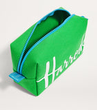 Harrods cotton logo cosmetics bag, UK version