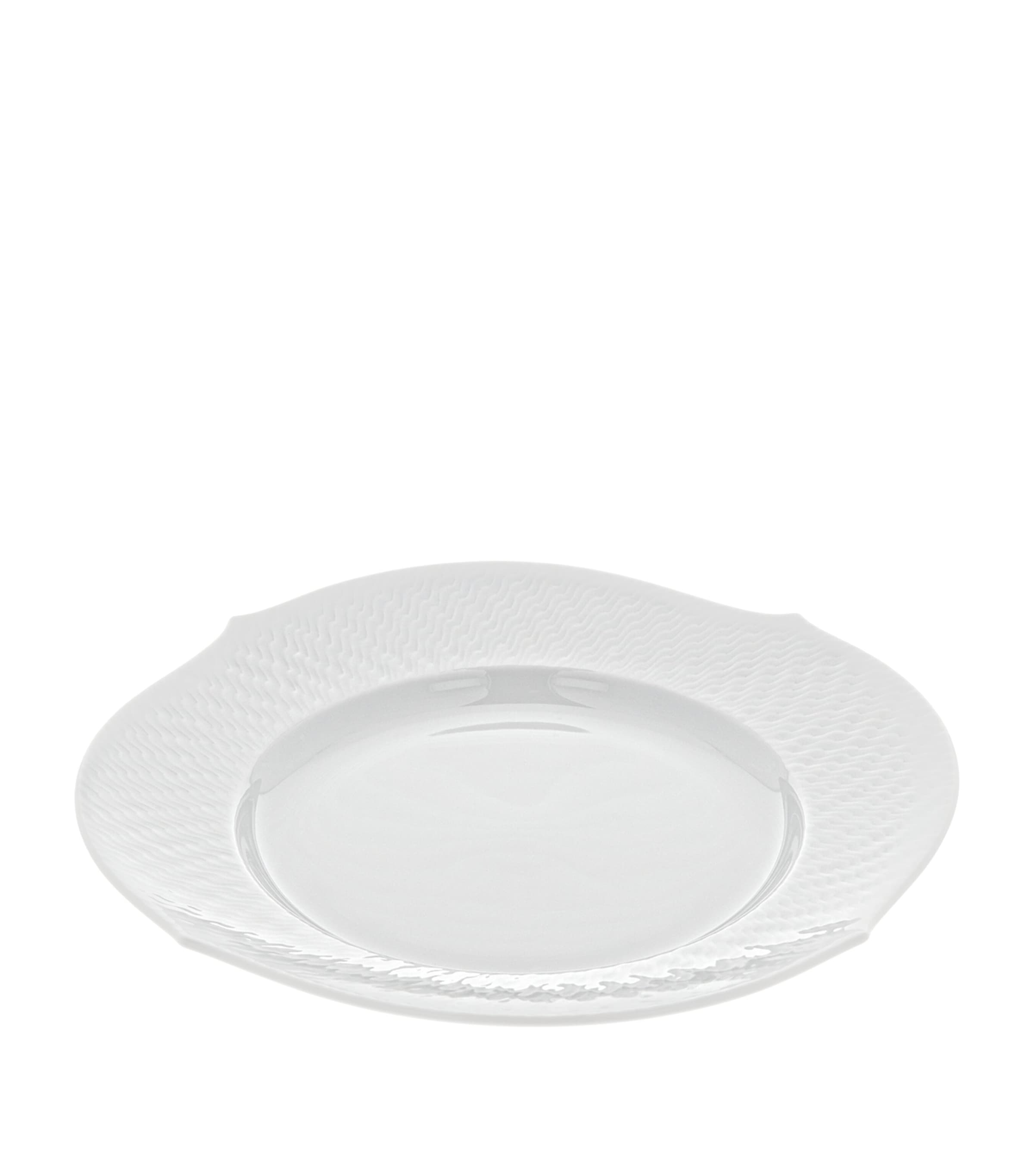 Meissen porcelain plate 23cm with waves relief texture - British product
