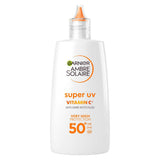 Garnier Ambre Solaire Super UV Vitamin Cg Facial SPF50+ Fluid 40ml GOODS Boots   