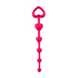 Ann Summers Lovers Heart Beads silicone anal toy - British product