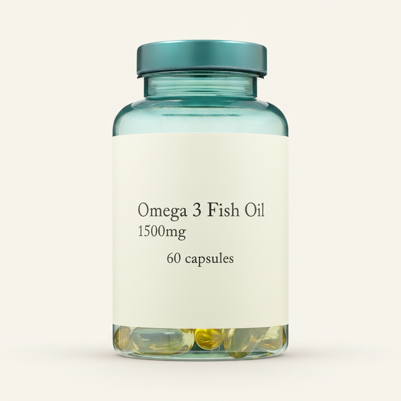 Holland & Barrett Omega 3 Fish Oil 1500mg 60 Capsules, UK version