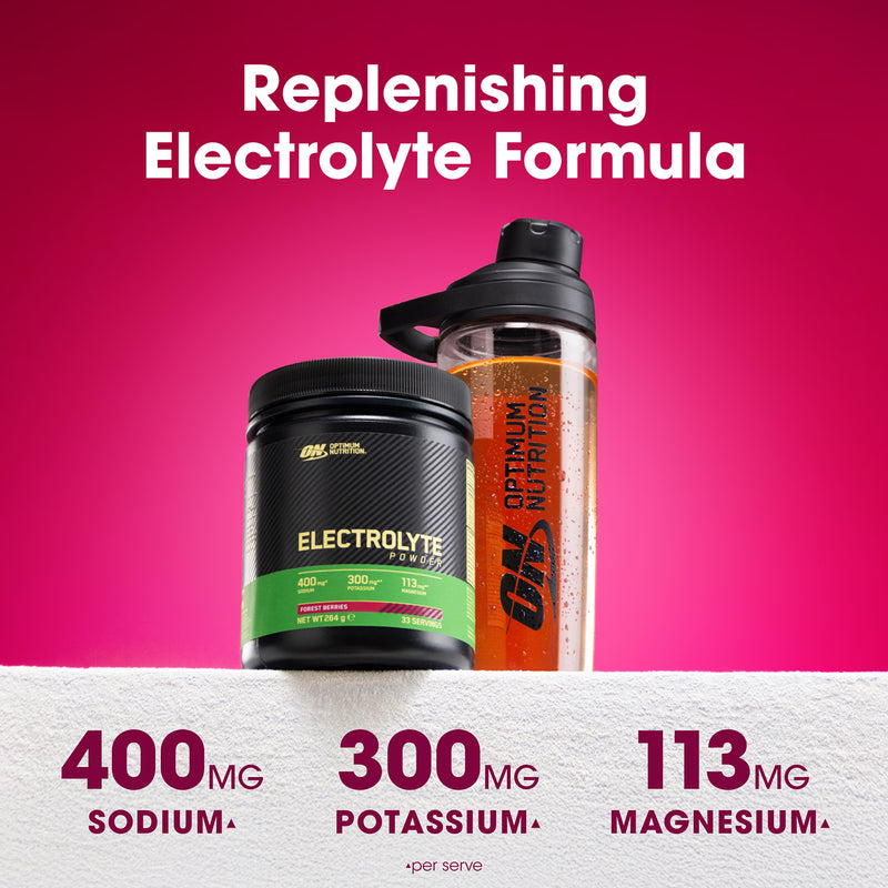 Optimum Nutrition Electrolyte Powder Forest Berries 264g, UK version