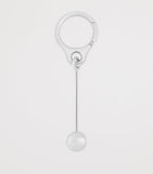 LOEWE Bar Pebble keyring stainless steel, UK version