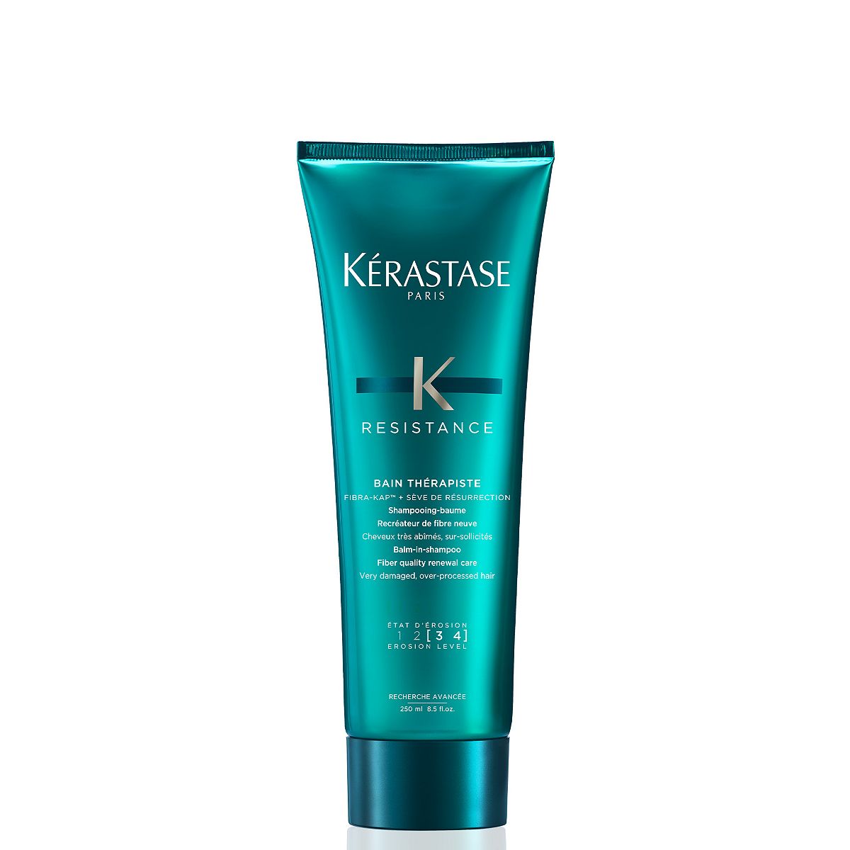 Kérastase Resistance, Gel Shampoo For Over-stressed & Very Damaged Hair, With Fibra-Kap, Bain Thérapiste, 250ml GOODS Boots   