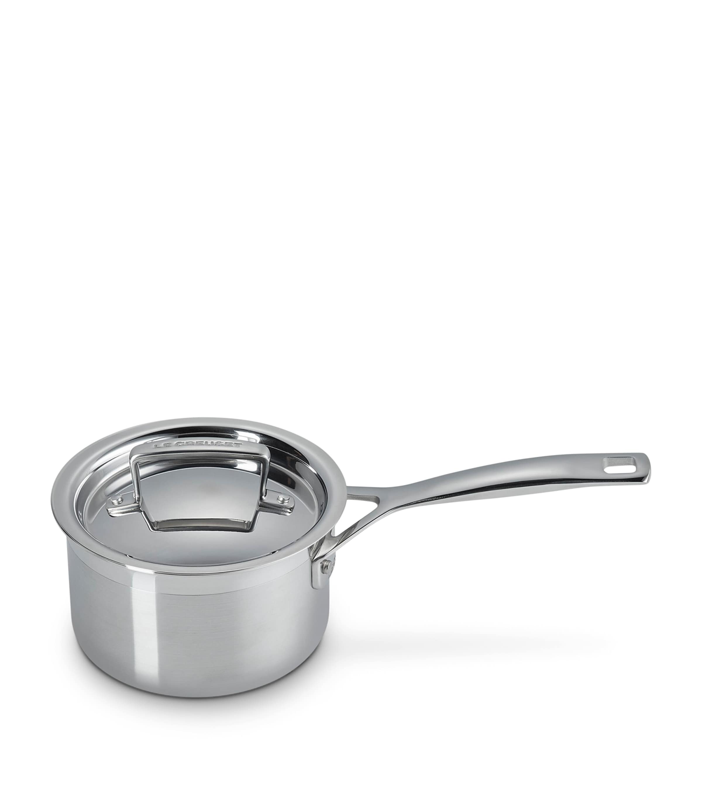 Le Creuset 3-ply stainless steel saucepan 14cm (British brand)