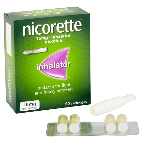 Nicorette® 15mg Inhalator Nicotine Cartridges (Stop Smoking) GOODS Superdrug   