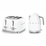 Smeg TSF03, KLF04 Toaster and Kettle in White