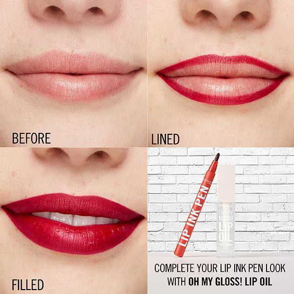 Rimmel Lip Ink Pen Cool Berry, imported from the UK
