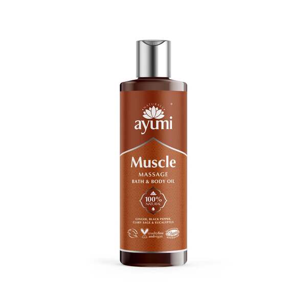 Ayumi Muscle Massage Bath Body Oil 250ml - British product