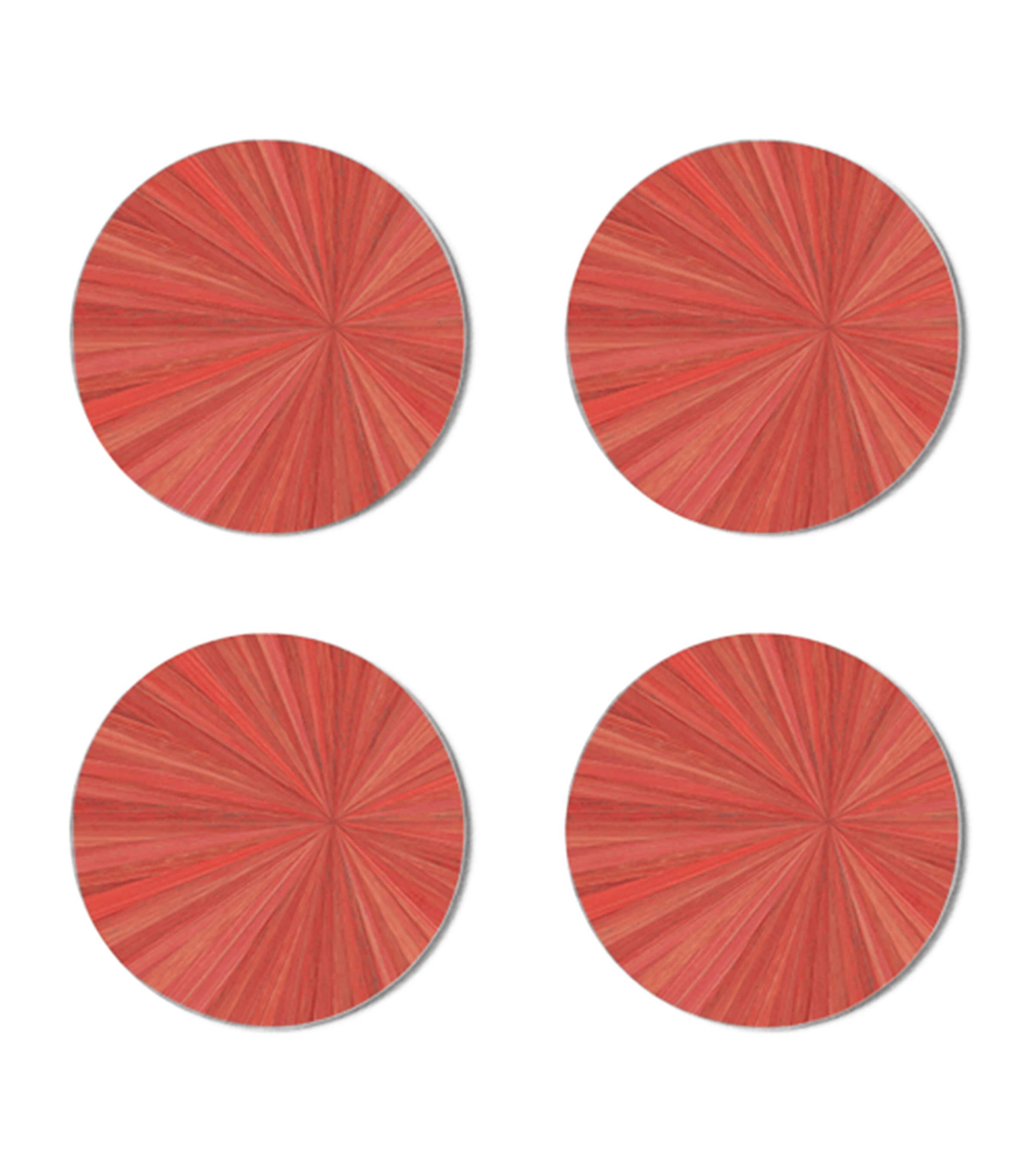 Hestia round soleil coasters set of 2, 10cm diameter, UK version