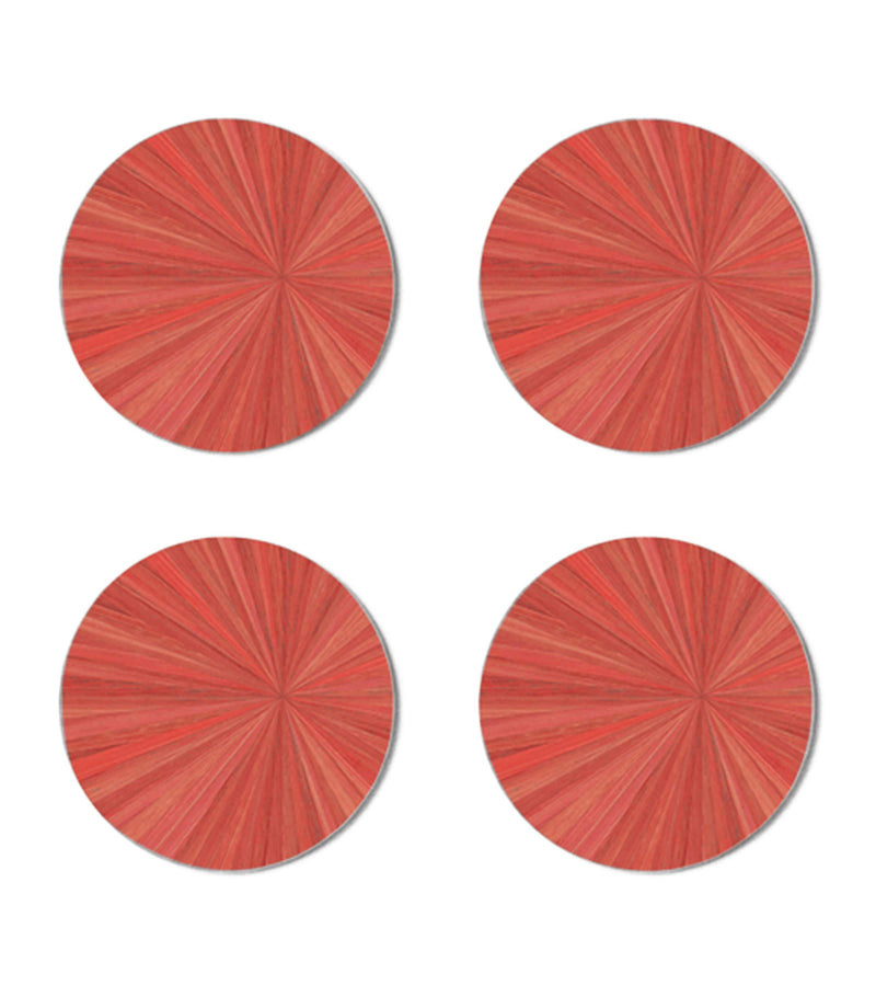 Hestia round soleil coasters set of 2, 10cm diameter, UK version