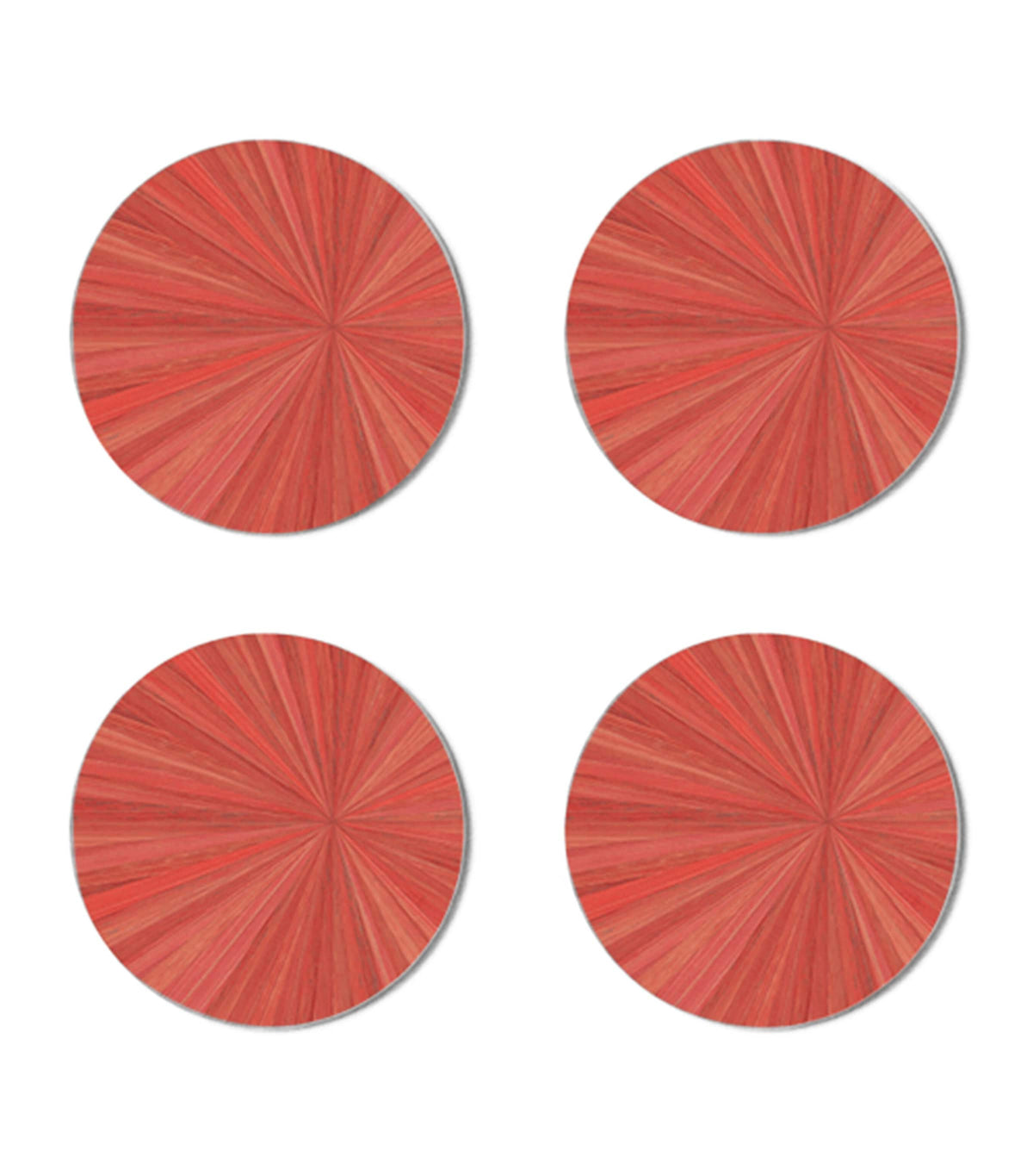 Hestia round soleil coasters set of 2, 10cm diameter, UK version