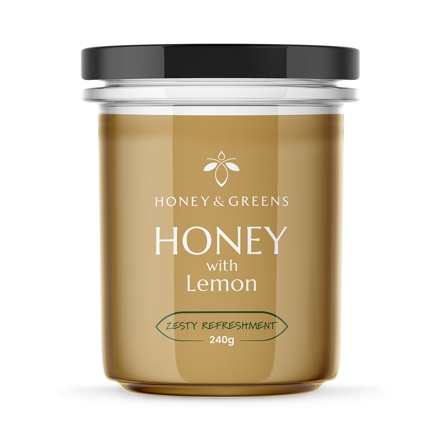 Honey & Greens honey lemon 240g, imported from the UK
