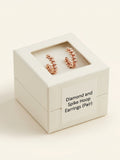 Cartier Clash earrings 18ct rose gold 0.41ct diamonds (British brand)