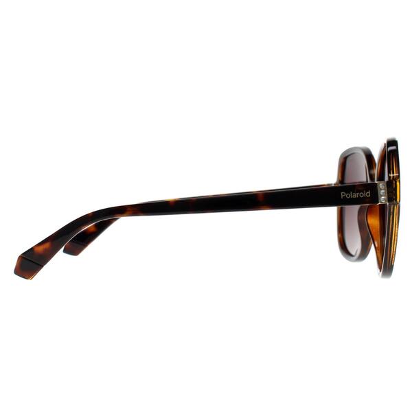 Polaroid women's sunglasses with brown gradient lenses, UK version
