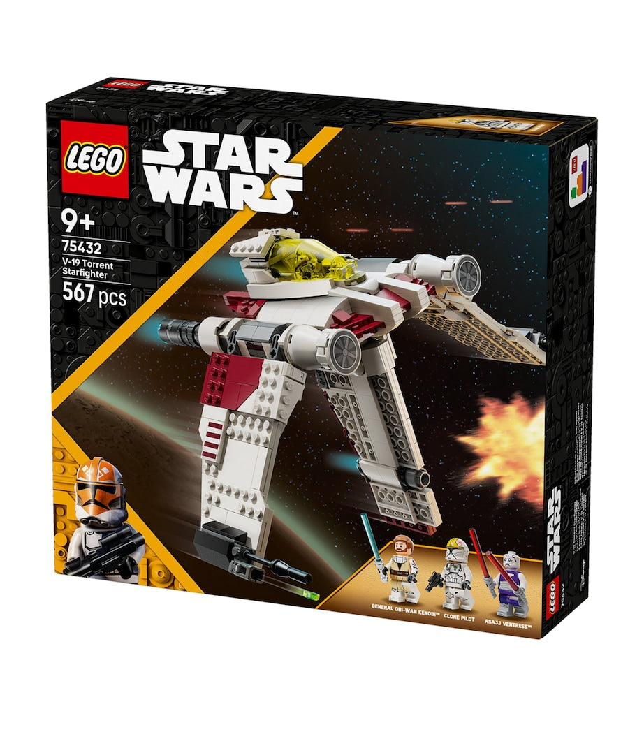 Lego Star Wars V-19 Torrent Starfighter building set, UK version
